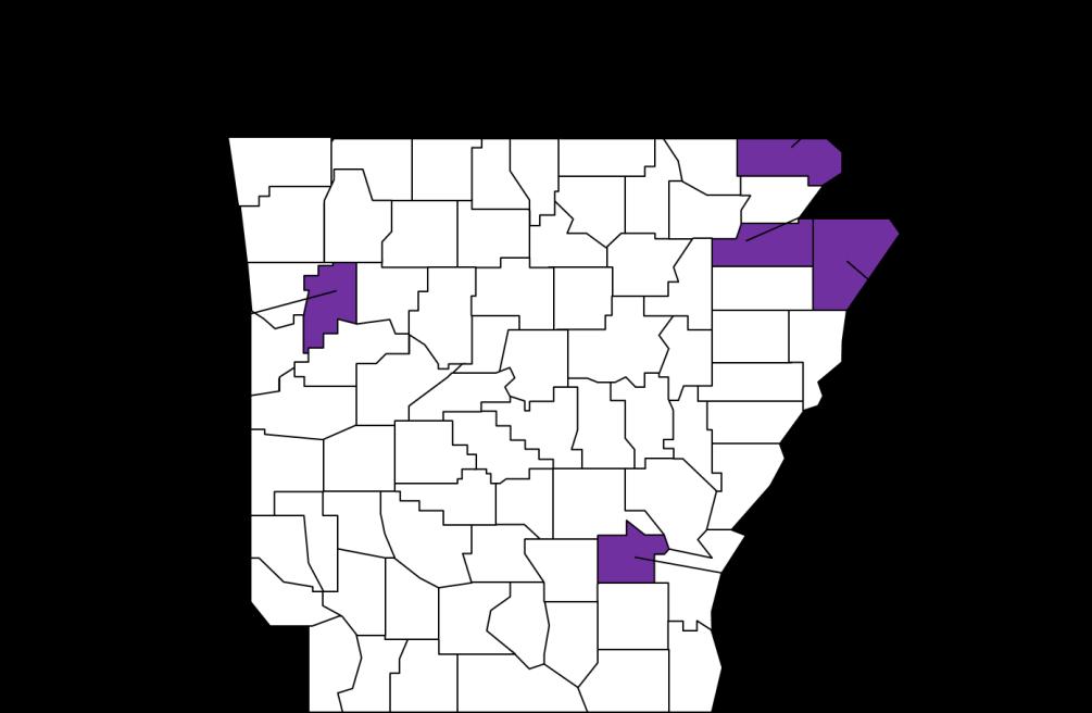 Table 13: Total Acres Planted, Peanuts, Arkansas Counties, 2016 County Total Acres County Total Acres STATE 23,089 PHILLIPS 763 MISSISSIPPI 6,616 GREENE 707 CRAIGHEAD 6,107 WOODRUFF 607 LAWRENCE