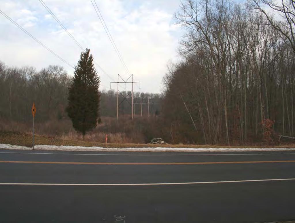 Photo 15: View east of transmission line from Pudding Hill Road in Hampton, Connecticut.