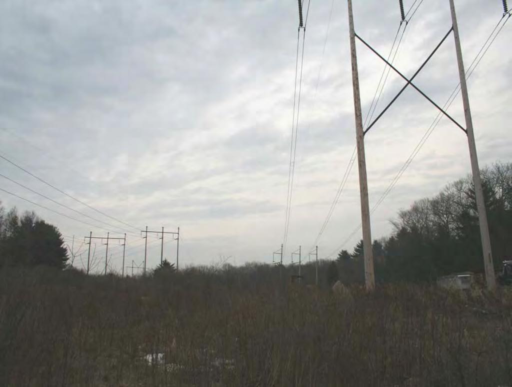 Photo 21: View southwest of transmission lines from Lake Road in Killingly, Connecticut.