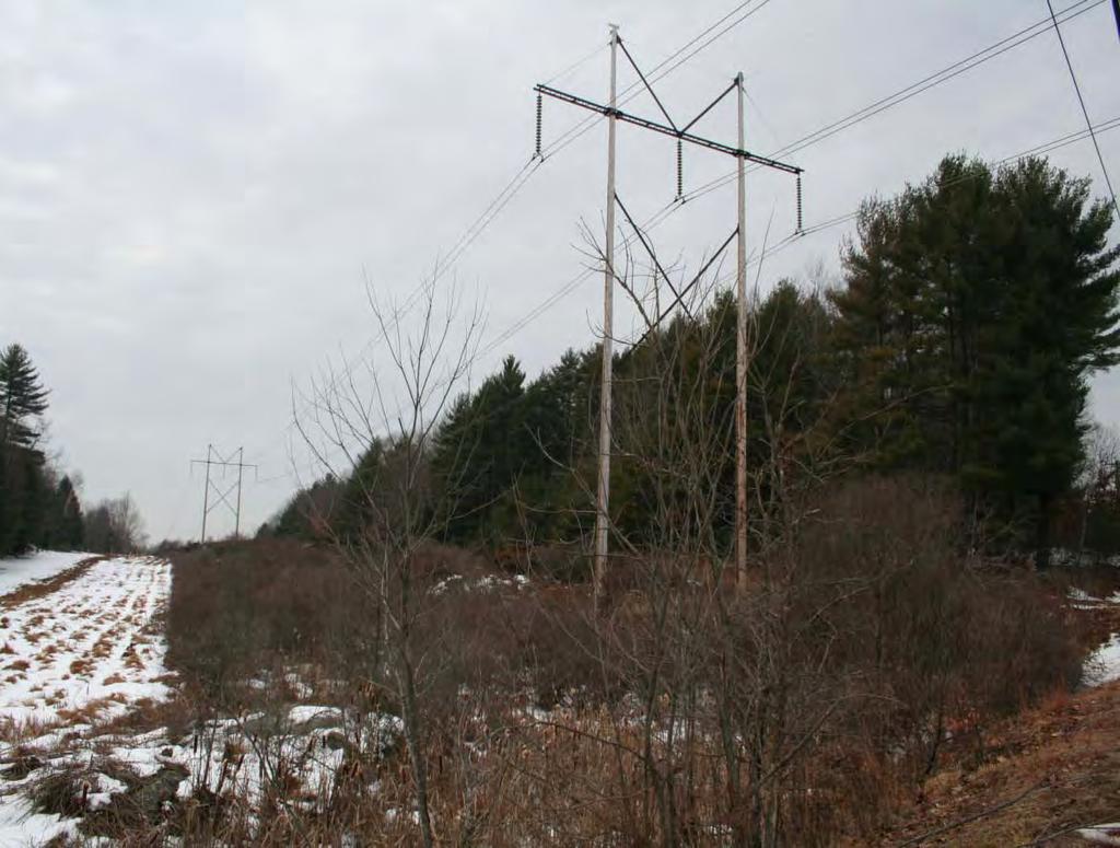 Photo 27: View southwest of transmission line from