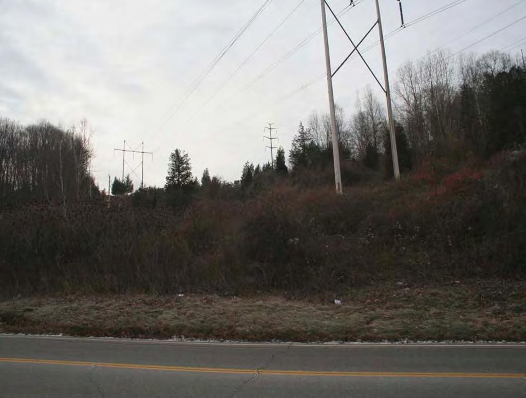 Photo 1: View of transmission lines southwest from Willimantic Road in Columbia, Connecticut.