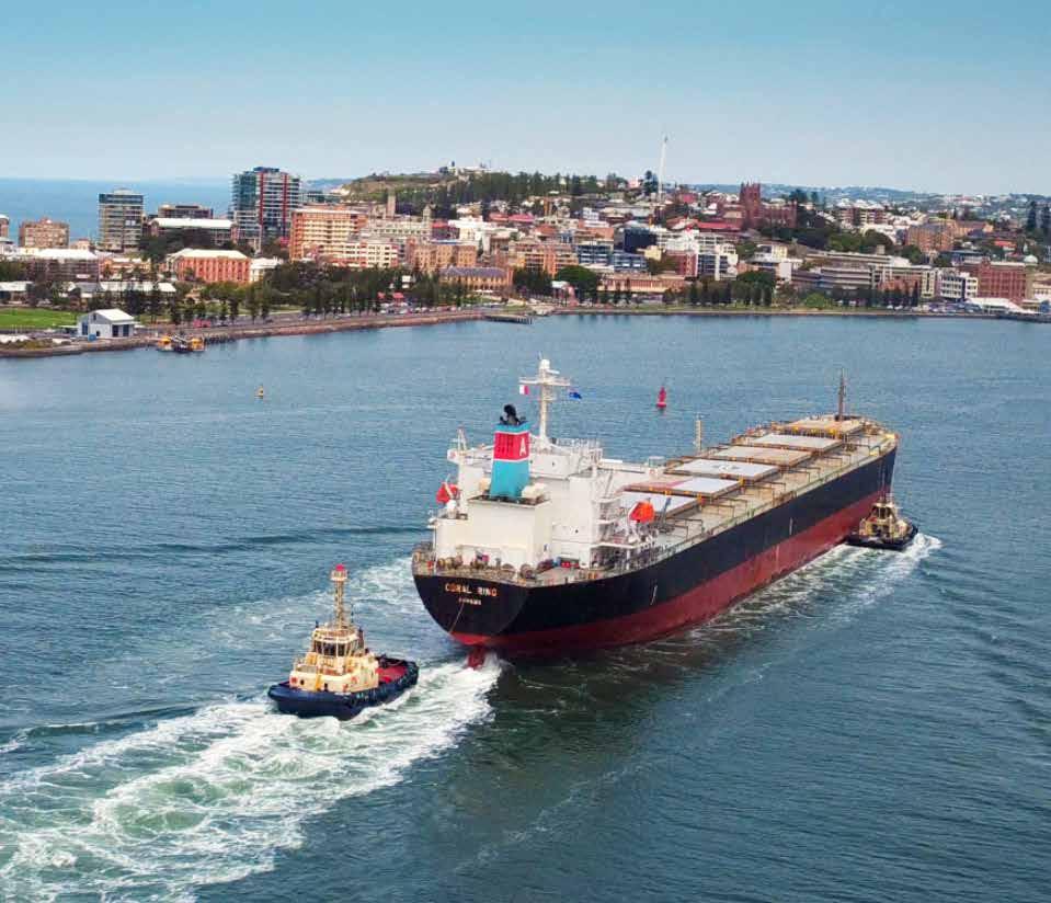 2 metres allows for approximately 3,000 shipping movements annually with cargo in excess of 90 million tonnes. Major exports include coal, aluminium, grains and copper concentrates.
