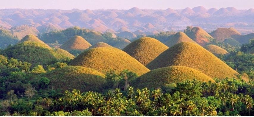 Upon arrival, meet and greet assistance by local representative at the airport. The island of Bohol boasts of its over 1,300 Chocolate Hills.