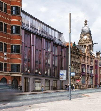 It is located in the heart of the commercial and financial district of Leeds City Centre fronting East Parade,