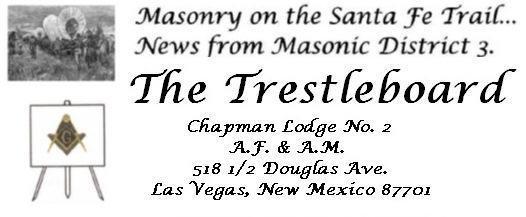 Summer Edition 2013 District Three Lodge Meeting Times. Chapman Lodge No.