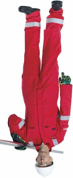 FR WORKWEAR FR WORKWEAR FLAMEBUSTER NORDIC COVERALL - RO18090 Flame retardant retroreflective tape, central zipper closure with press studs at the top, two chest pockets with zip, two back pockets,