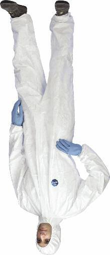 DISPOSABLE WORKWEAR DISPOSABLE WORKWEAR TYVEK CLASSIC XPERT TYV - CHF5 Robust yet lightweight (<180g per garment). 3-piece hood for optimal fit to head and face when turning.