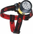 Headlight torches are designed for use when both hands need to be free when working in dark or confined areas. 3 modes: 2 LED's - approx 80 hours battery life. 4 LED's - approx 60 hours battery life.