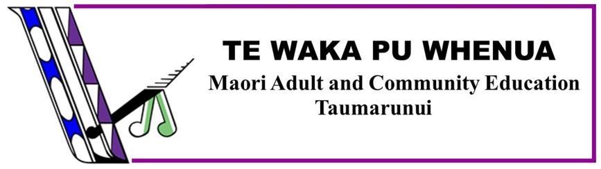 Attachment 13 NGA KAUMATUA O TE MAURI ATAWHAI Taumarunui Community