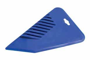 .. 170 113 This big squeegee is made of blue colored plastic.