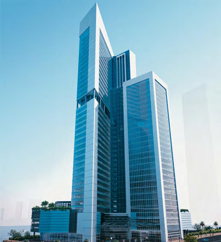 Emirates MAN Contracting Burlington Tower Commercial Tower Business Bay, Dubai,