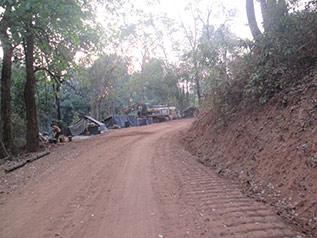 suffered from severe damage to their farmland and plantations. There were no negotiations between local villagers and road constructors regarding the road expansion.