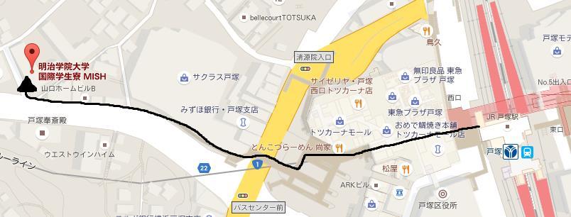How to Access MISH from Totsuka Station 8 7