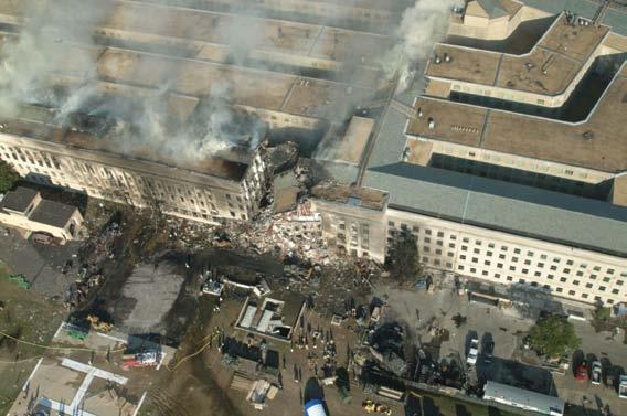 Ironically, the plaza of the Pentagon had informally been known as ground zero since the Cold War. The wedge where the aircraft impacted had just been remodeled and hardened.