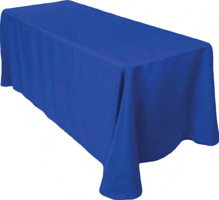 Our Stock Table Covers are available for 6 or 8 standard 30 top tables in either throw or fitted styles.