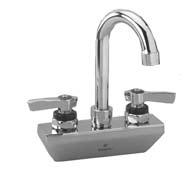 Encore 4 Wall Mount Faucets Series KN45 4 Wall Mount with 3 Swivel Gooseneck Spout and