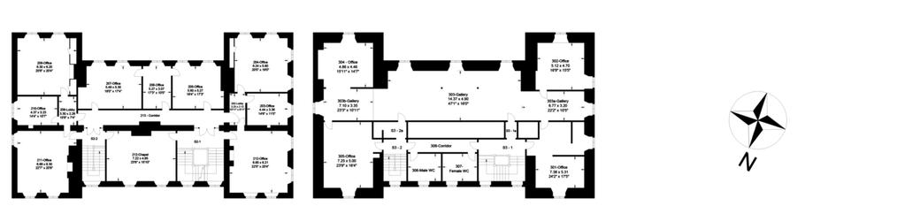 FLOOR AREAS AND PLANS The net internal floor areas for the building are as follows: Coach House Ground Floor First