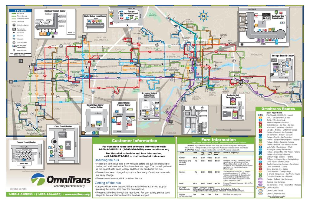Exhibit 10: Omnitrans System Map