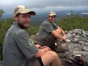 Creating and Maintaining Trails AMC's White Mountain professional trail crew had quite a few major accomplishments this year, among them the construction of a 40 foot long bridge over a tributary on