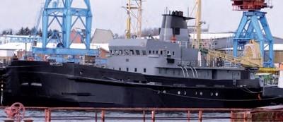 conversion as research vessel, support vessel for offshore wind farms, diver basic vessel, as guard vessel or as explorer-yacht. Original Mission The ship was built 1986 at the Norderwerft in Hamburg.