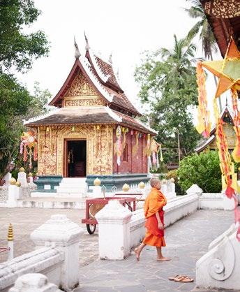 We ll visit a collection of temples, including the royal monastery of Wat Xien Thong.