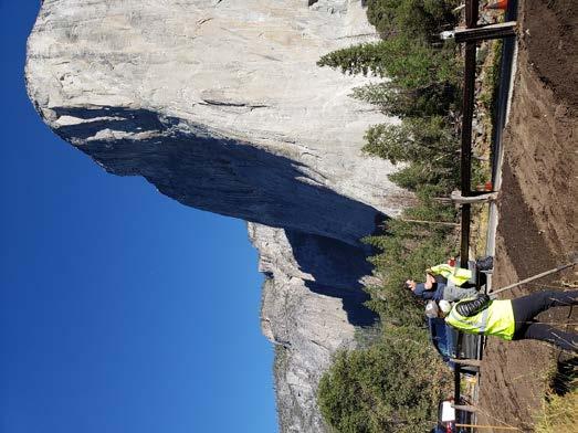 Yosemite September 2018 Volunteer Trip Report Page 3 worksite on a large dolly by volunteers).
