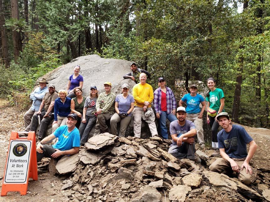 Yosemite September 2018 Volunteer Trip Report Page 7 Summary The volunteers worked extremely well together and enjoyed the work, the Park, the food, and the setting.