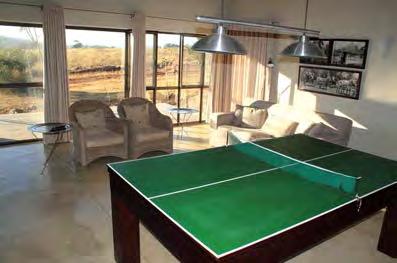 A separate family/games room with DSTV and billiard table/table tennis set opens onto a private deck overlooking