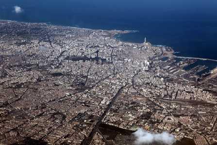 CASABLANCA Casablanca is the largest city in Morocco, located in the central-western part of the country bordering the Atlantic Ocean.