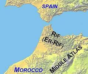 The region's name comes from the Latin word for "edge". Geologically the Rif Mountains belong to the Gibraltar Arc or Alborán Sea geological region.