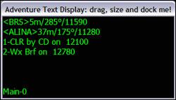 display the Radar Contact visual interface in FS2004.