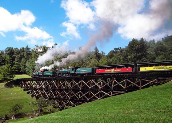 Railroad Heritage Weekend August 26-27 What do steam locomotives and the Blue Ridge Mountains have in common? A history that goes back to the 1800s!