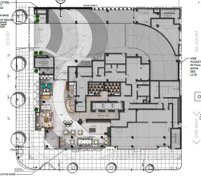 Monica, CA 90401 Ground Floor Plan 417