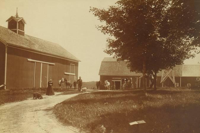 The original Fletcher farm house was lost to fire (exact date is unknown).
