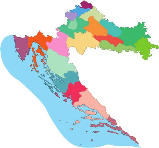 GENERAL DATA ON THE REPUBLIC OF CROATIA REPUBLIC OF CROATIA MAP OF COUNTIES 20 2 5 6 21 1 7 10 18 8 4 3 12 11 14 16 9 13 15 17 19 COUNTIES 1 ZAGREB 2 KRAPINA - ZAGORJE 3 SISAK - MOSLAVINA 4 KARLOVAC