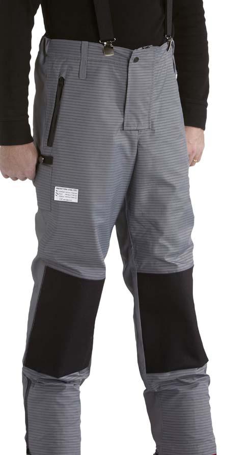 TROUSERS 3-layer functional trousers which are CE certified for protection against High Pressure Cleaning. Very easy to put on and off. Adjustable elastical waist for perfect fit.