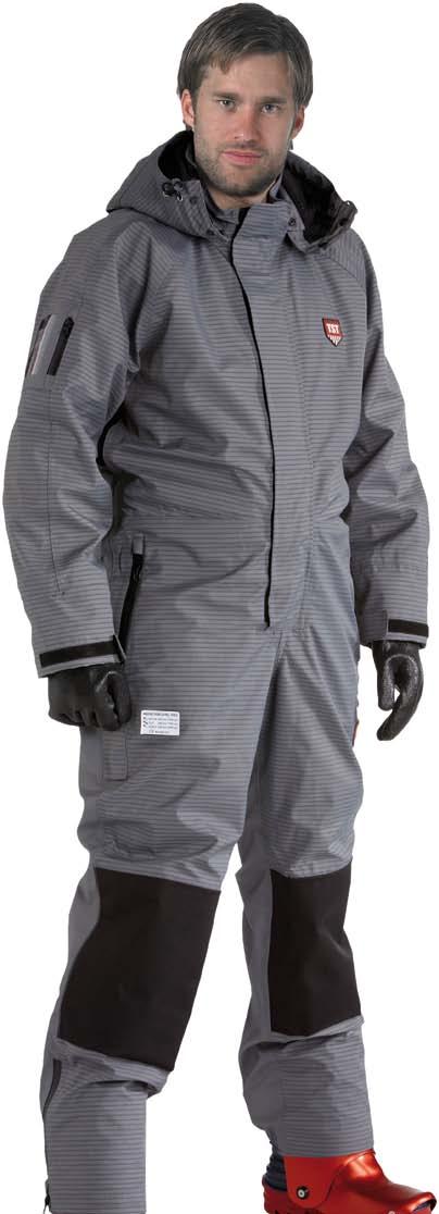 OVERALL WITH HOOD 3-layer functional overall which is CE certified for protection against High Pressure Cleaning.