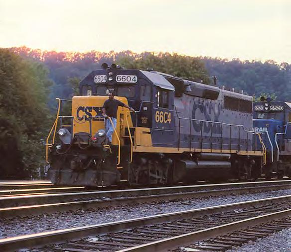 CSXT 6604 IN SERVICE AND ON