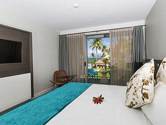 Ocean View Room - All Year Rate Ocean View Queen Room: (18) Maximum Capacity 2 Adults & 2 Children (Under 12 years in existing bedding) or 3 Adults 1 Queen bed & 1 Single Day Bed Ocean View Twin