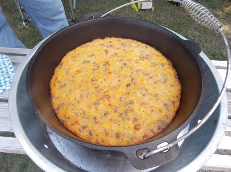 1/4 cup Self Rising Flour 3/4 Cup Cream Style Corn 2 Slightly Beaten Eggs 2 Cups grated Cheddar Cheese 1 Cup of Butter Milk 1-15oz Can drained Black Eyed Peas