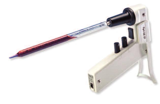 Portable Pipet-Aid XP The lightweight, compact Portable Pipet-Aid Three-speed settings provide more precise control for both aspirate and dispense modes Easy access battery replacement EZ Grip