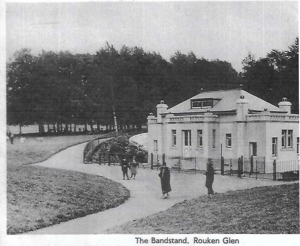 Figure 7: The rear of the second bandstand was