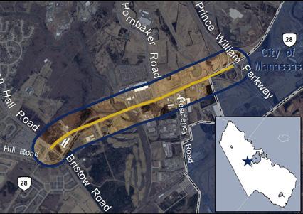 Route 28 (Pennsylvania Avenue to Linton Hall Road) Total Project Cost - $16.7M The project widens Route 28 from Pennsylvania to Linton Hall Road. The project spans approximately 1.