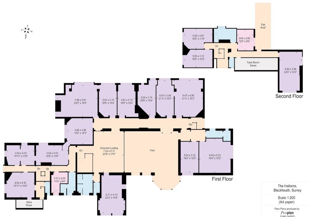 Approximate Gross Internal Floor Area Total - 1385 sq.m. / 14908 sq.ft.