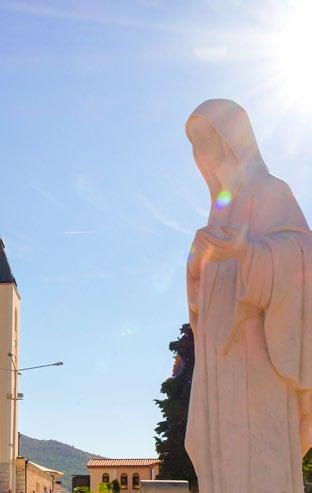 After mass, those who wish can visit the Apparition Hill where Virgin Mary first appeared