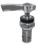 Wrist Blade Handles Size K50-0001 (1 Pair) 4 (102mm) K50-0001-6 (1 Pair) 6 (152mm) Solid brass chrome plated wrist blades are available for deck and wall mount faucets.