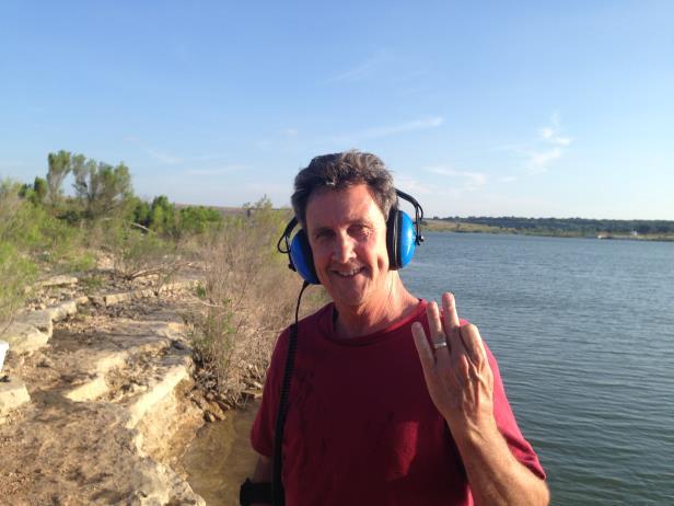 Additionally, Paul was detecting at a beach in Granbury, when a man came up and asked him to help find his cell phone in the water. Paul was able to retrieve it, and the phone was waterproof!