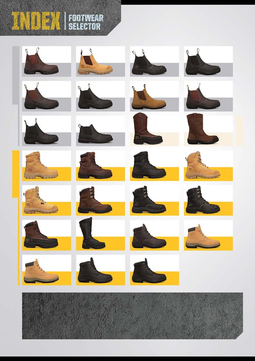 ELASTIC SIDED BOOTS AT 45-627 BROWN ELASTIC SIDED BOOT (NON METALLIC) P5 WB 26-626 CLARET ELASTIC SIDED BOOT (NON SAFETY) AT 55-322 WHEAT ELASTIC SIDED BOOT WB 34-620 BLACK ELASTIC SIDED BOOT P7 AT