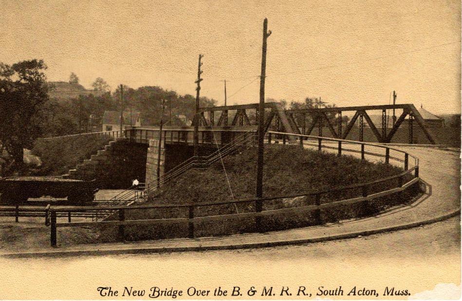 The South Acton Crossing Pre-bridge grade