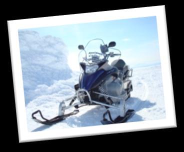 Snowmobiles YAMAHA VENTURE 500 SKI-DOO POLARIS Total of 100 snowmobiles Mountaineers provide their guests with winter overalls, safety helmets, gloves, protective shoes and balaclavas.